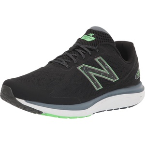 New Balance Men’s Fresh Foam V1 Slide Sandal(Black/Vibrant Spring)