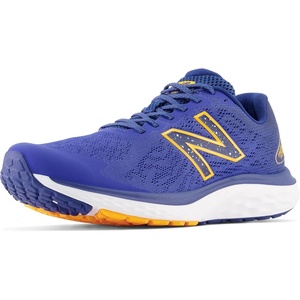 New Balance Men’s Fresh Foam V1 Slide Sandal(Marine Blue/Night Sky/Hot Marigold)