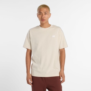 New Balance Men’s Sport Essentials Cotton T-Shirt(Timberwolf)
