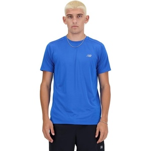 New Balance Men’s Sport Essentials Heathertech T-Shirt(Blue Oasis)