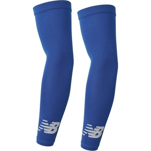 New Balance Unisex Outdoor Sports Compression Arm Sleeves, Arm Warmer, 1 Pair(Team Royal)