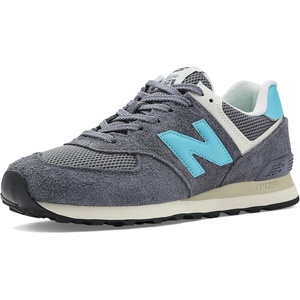 New Balance Unisex-Adult 574 Sneaker(Neptune Grey/Taffy Blue)