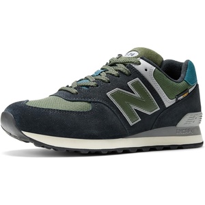 New Balance Unisex-Adult 574 V2(Black/Grey)