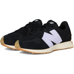 New Balance Unisex-Child 327 (Big Kid)(Bright Lavender/Black)