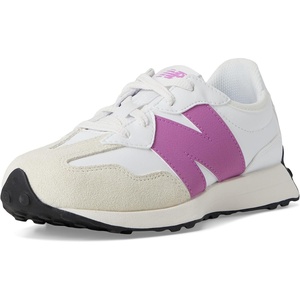 New Balance Unisex-Child 327 (Big Kid)(White/Passion Fruit)