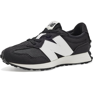 New Balance Unisex-Child 327 (Little Kid)(Black/White)
