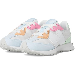 New Balance Unisex-Child 327 (Little Kid)(White/Reflection)