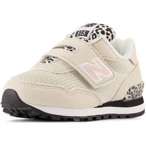 New Balance Unisex-Child 515 V1 Hook & Loop(Moonbeam/Pink Haze)