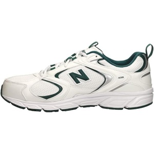 New Balance Women’s 408 Trainers, White Green, 11