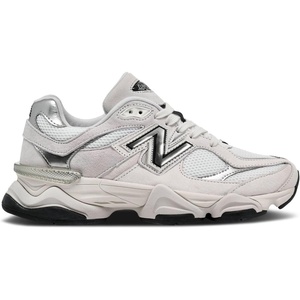 New Balance Women’s 9060 Sneakers(White/Black/Metallic Silver)