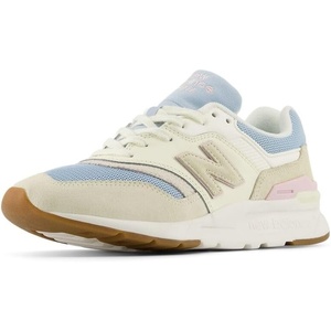 New Balance Women’s 997H V1 Sneaker(Angora/Light Chrome Blue/Rose Sugar)
