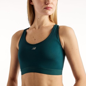 New Balance Women’s NB Essential Run Bra(Medusa Green)