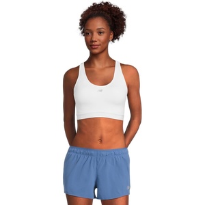 New Balance Women’s NB Essential Run Bra(White/White)