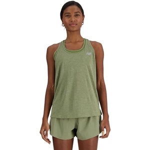 New Balance Womens New Balance Women’s Athletics Tank(Dark Olivine Heather)
