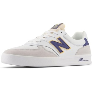New Balance mens Ct300 V3 Sneaker(White/Grey Matter/Clementine)