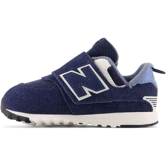 image:imageNew Balance Baby Boys 574 Newb HookandLoop SneakersNb NavyHeritage Blue