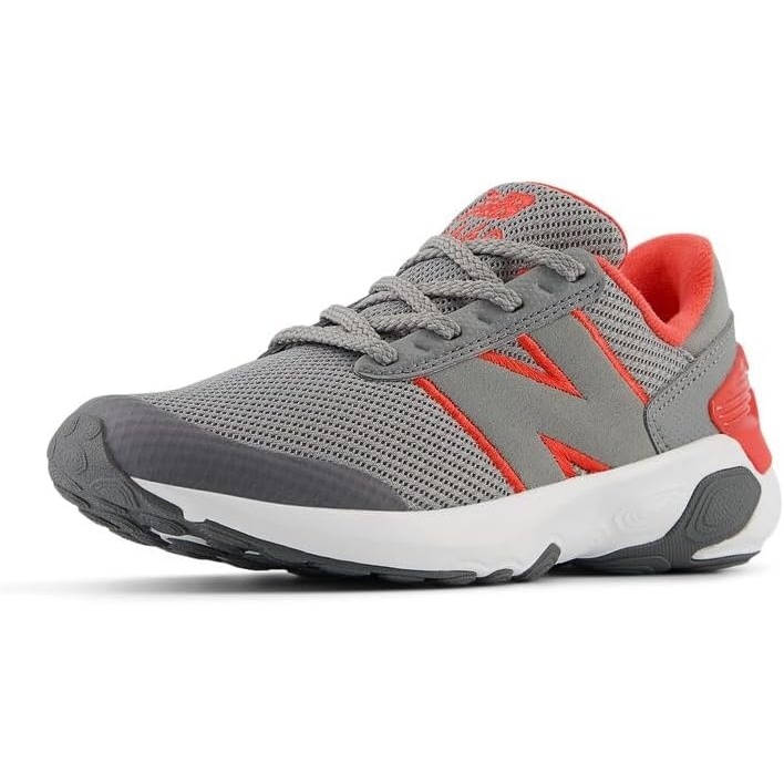 image:imageNew Balance Kids 1440 V1 Laceup Running ShoeSlate GreyBlast Red