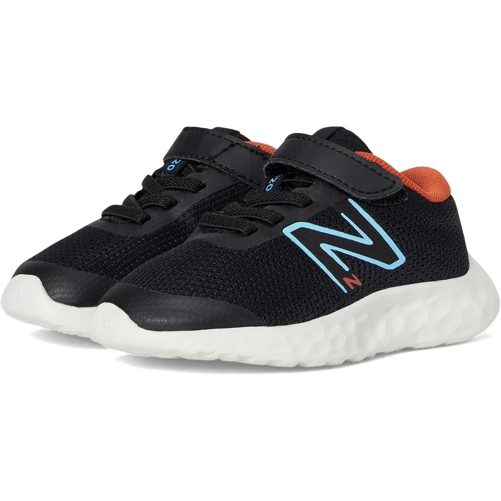image:imageNew Balance Kids 520 V8 BungeeBlackTeam Sky BlueInfield Clay