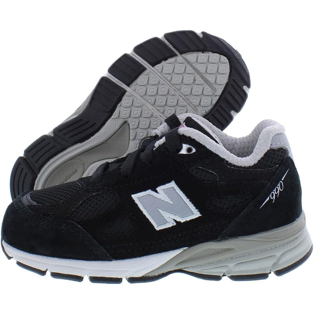 image:imageNew Balance Kids FuelCell 990V6 Big KidBlackGreyWhite