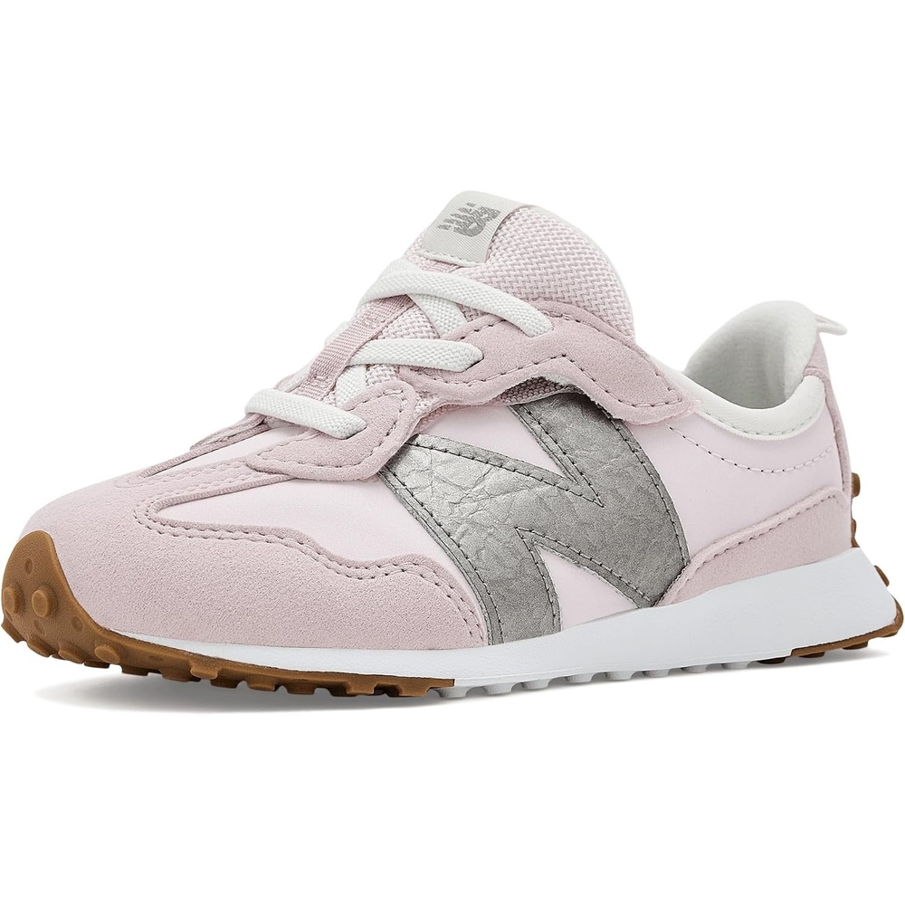 image:imageNew Balance Kids Unisex 327 NewB InfantToddler Pink SaltDark Silver Metallic 6 Toddler M