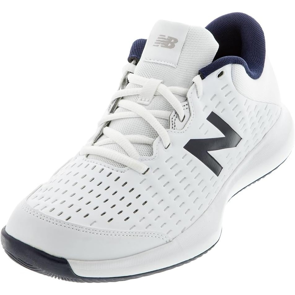 image:imageNew Balance Mens 696 V4 Hard Court Tennis ShoeWhitePigment