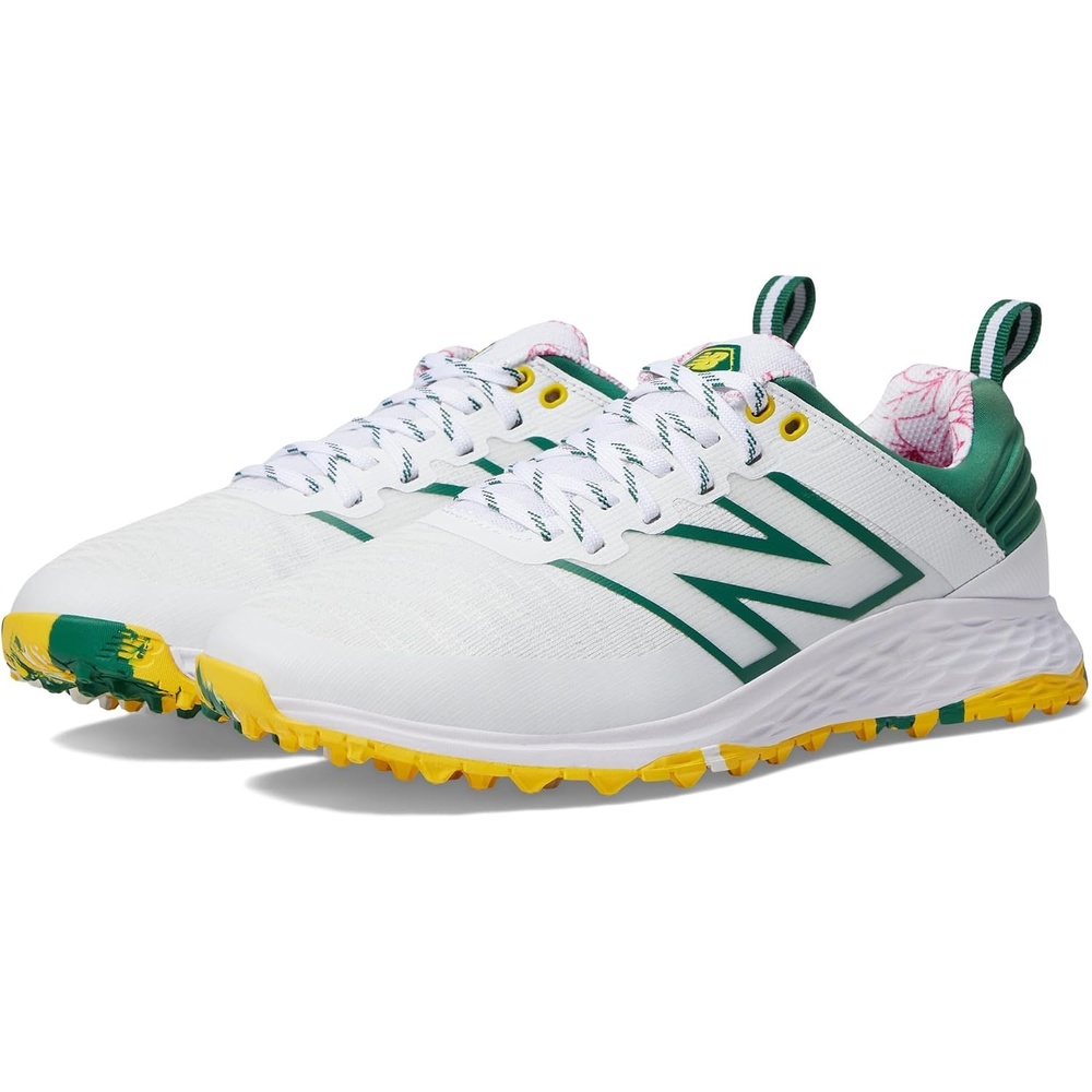 image:imageNew Balance Mens Fresh Foam Contend V2 Golf ShoesWhiteGreen