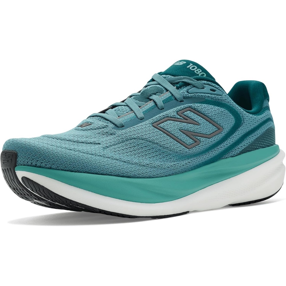 image:imageNew Balance Mens Fresh Foam X 1080 V15 Running ShoeMedusa GreenDark Silver Metallic