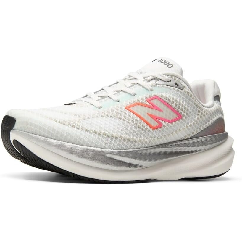 image:imageNew Balance Mens Fresh Foam X 1080 V15 Running ShoeNb 103 WhitePink Heat