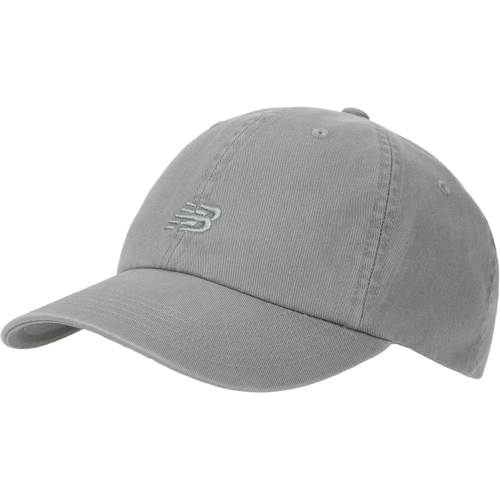 image:imageNew Balance Standard Mens and Womens Unisex 6Panel Curved Brim Adjustable Cotton TwillV 20  SlateSlate Logo