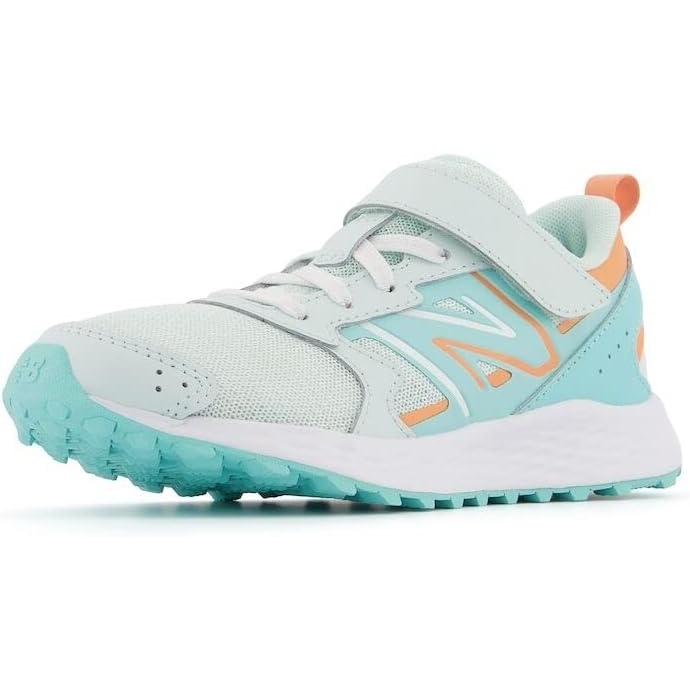 image:imageNew Balance UnisexChild Kids Fresh Foam 650 V1 Bungee Lace with Top StrapLight SurfPeach GlazeSurf