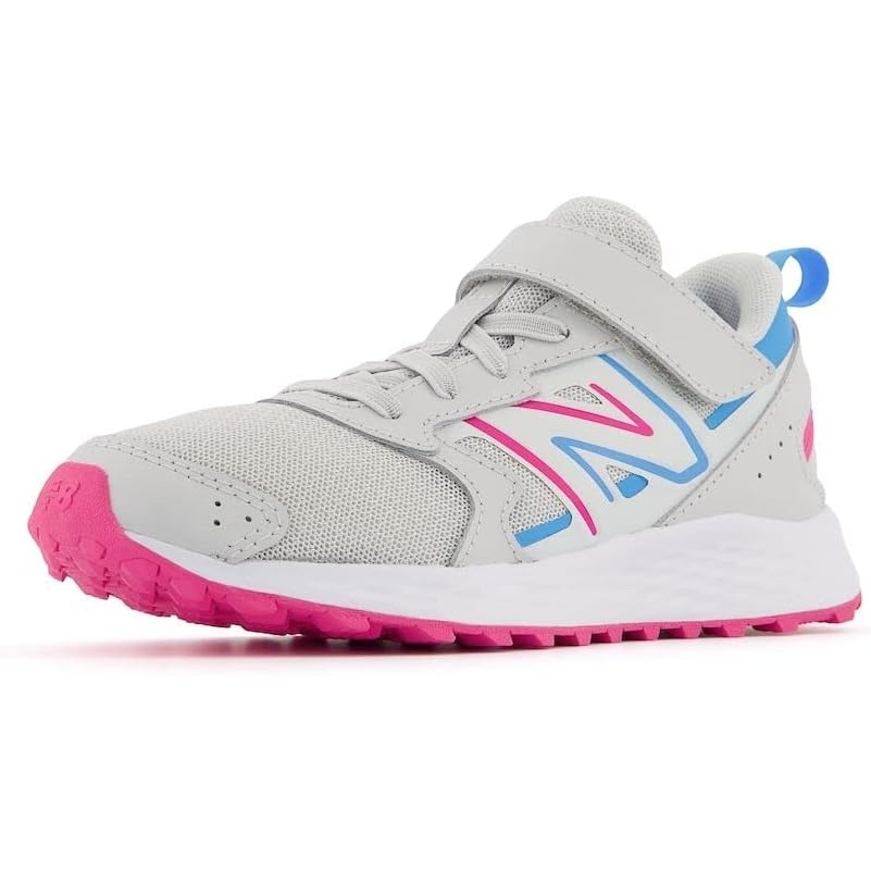 image:imageNew Balance UnisexChild Kids Fresh Foam 650 V1 Bungee Lace with Top StrapSummer FogHipinkVibrant Sky