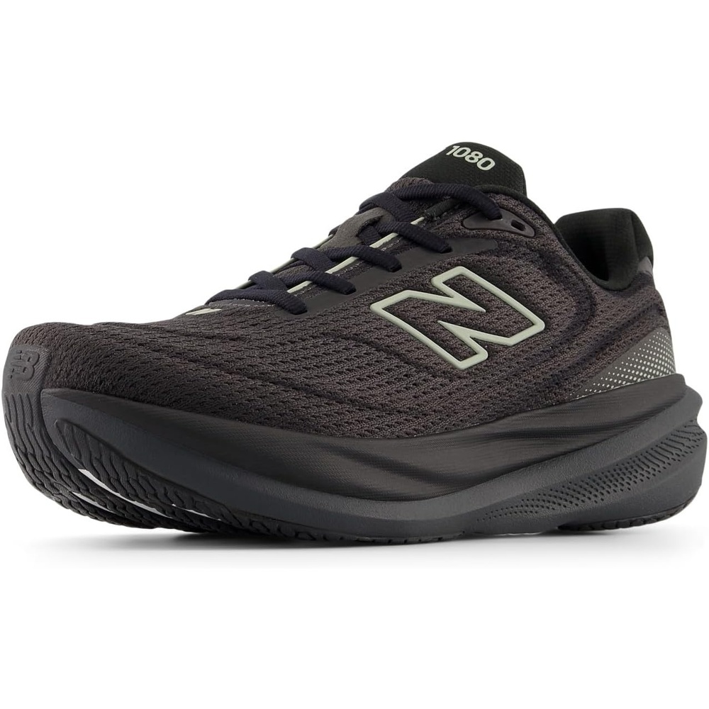 image:imageNew Balance Womens 1080 V15 Running ShoeBlackOlivine