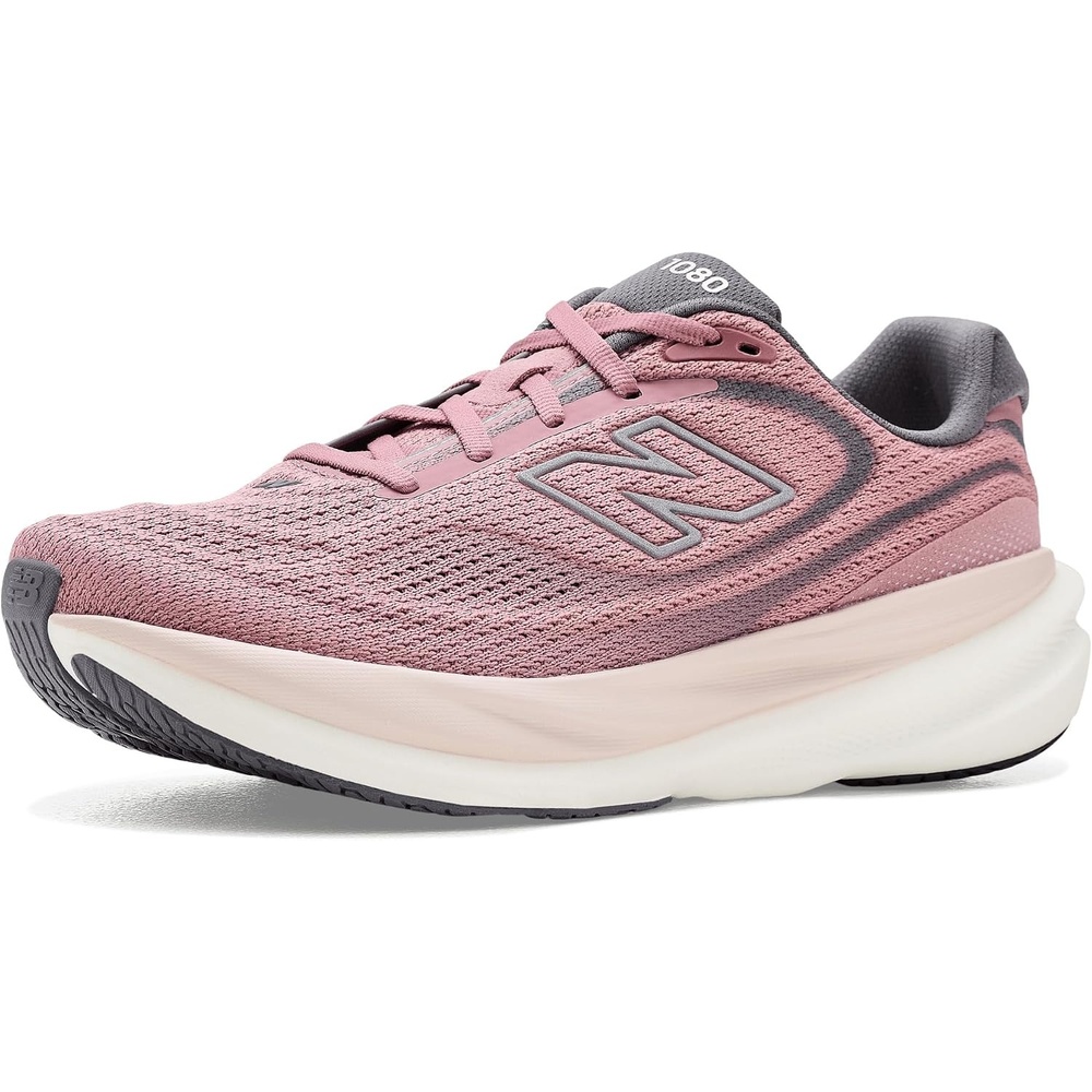image:imageNew Balance Womens 1080 V15 Running ShoeRosewoodSilver Metallic