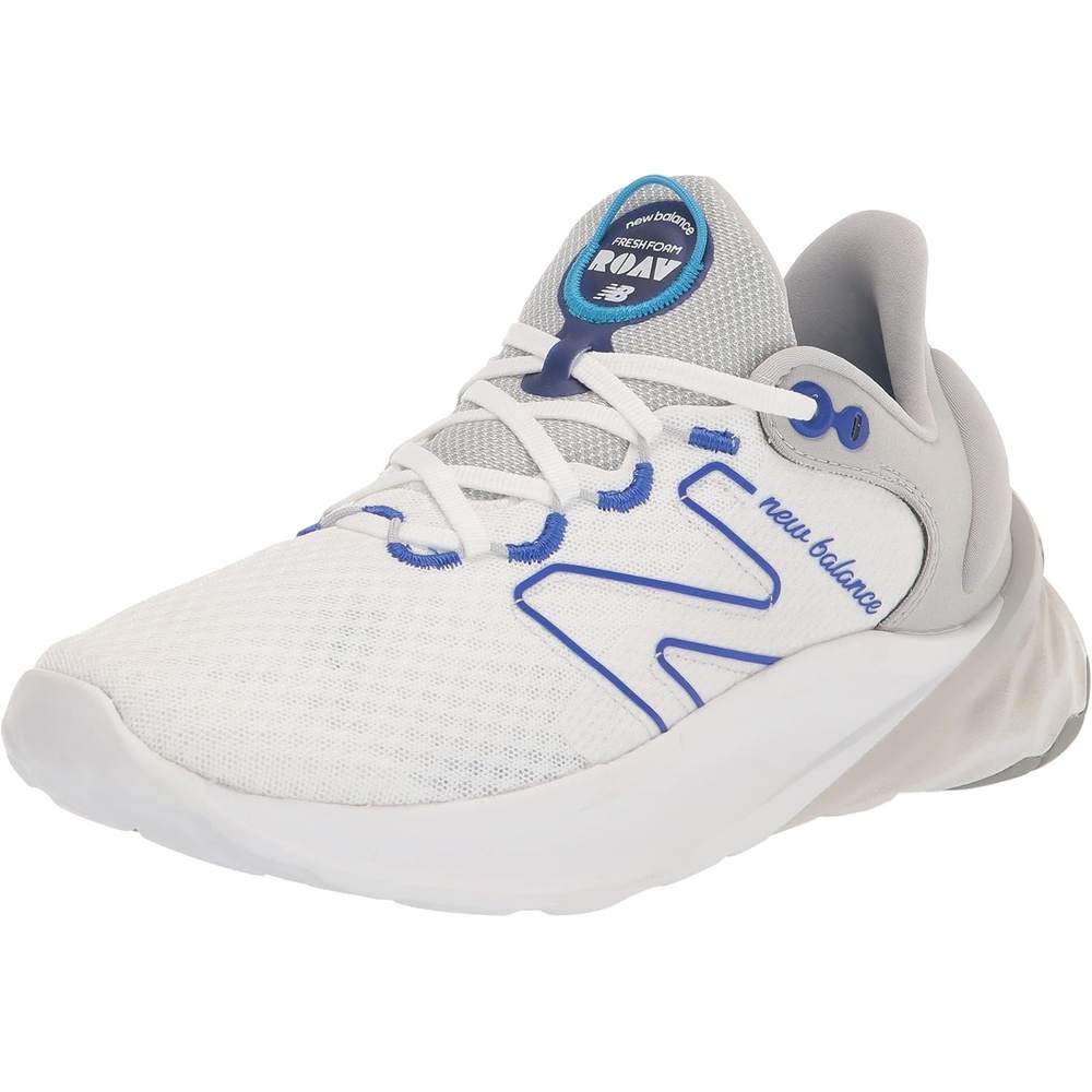image:imageNew Balance Womens Fresh Foam Roav V2 SneakerWhiteLight AluminumInfinity Blue