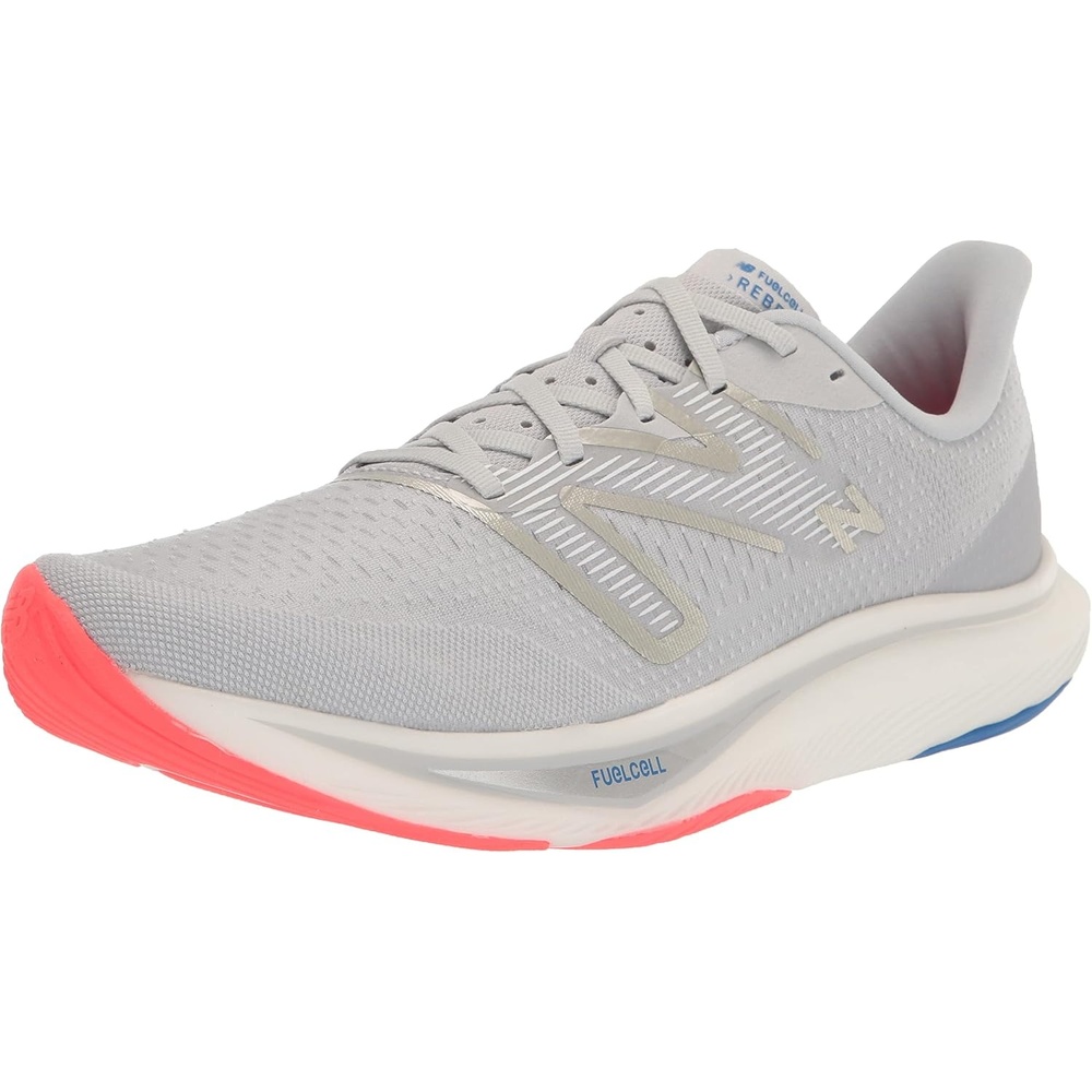 image:imageNew Balance Womens FuelCell Rebel V3Running ShoeLight AluminumElectric RedCobalt
