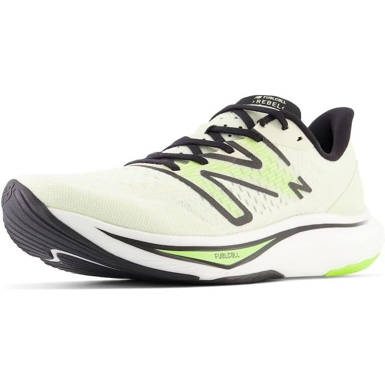 image:imageNew Balance Womens FuelCell Rebel V3Running ShoePistachio ButterThirty WattBlack