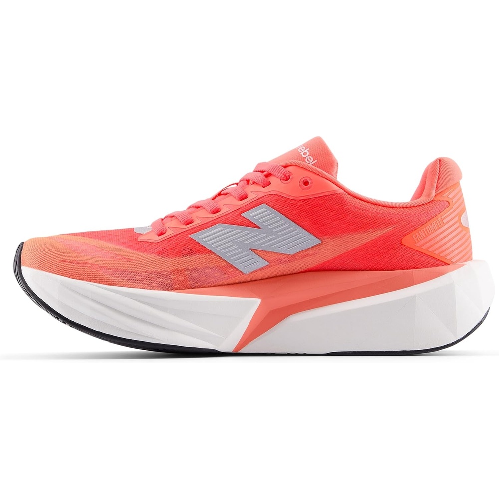 image:imageNew Balance Womens FuelCell Rebel V5Urgent RedWhiteSilver Metallic