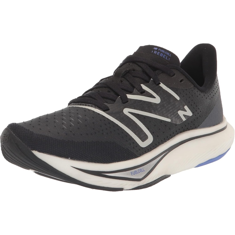 image:imageNew Balance Womens Fuelcell Rebel V3 ShoesBlackAuraVibrant Spring Glo