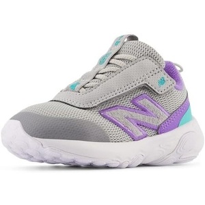 New Balance Baby 1440 V1 Hook & Loop Running Shoe(Raincloud/Violet Crush/Cyber Jade)