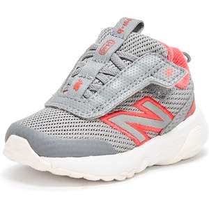 New Balance Baby 1440 V1 Hook & Loop Running Shoe(Slate Grey/Blast Red)
