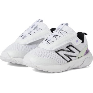 New Balance Baby 1440 V1 Hook & Loop Running Shoe(White/Black/Purple Fade)