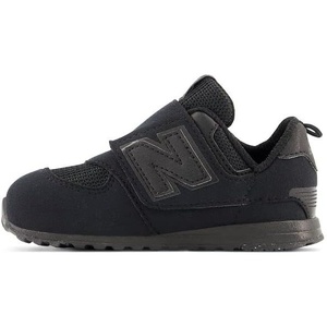 New Balance Baby Boys’ 574 New-b Hook-and-Loop Sneakers(Black/Black)