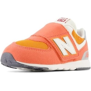New Balance Baby Boys’ 574 New-b Hook-and-Loop Sneakers(Gulf Red/White)