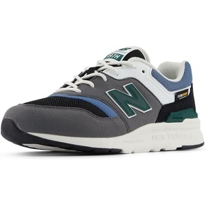 New Balance Baby Boys’ 997h V1 Bungee Sneakers(Castlerock/Black/Heron Blue)