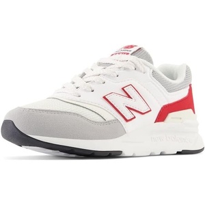 New Balance Baby Boys’ 997h V1 Bungee Sneakers(White/Team Red/Raincloud)