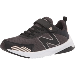 New Balance Baby Boys’ Dynasoft 545 V1 Bungee Lace Sneakers(Black/Oyster Pink/Champagne Metallic)