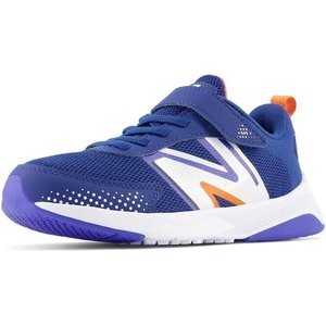 New Balance Baby Boys’ Dynasoft 545 V1 Bungee Lace Sneakers(Night Sky/Blaze Orange/Marine Blue)