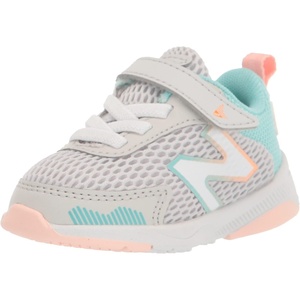 New Balance Baby Boys’ Dynasoft 545 V1 Bungee Lace Sneakers(Summer Fog/Surf/Peach Glaze)