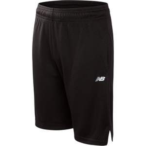 New Balance Boys’ Active Shorts – Performance Gym Shorts with Pockets – Kids’ Mesh Athletic Shorts for Boys’ (Size: 4-20)(Black)