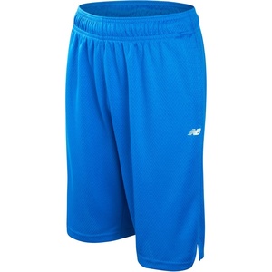 New Balance Boys’ Active Shorts – Performance Gym Shorts with Pockets – Kids’ Mesh Athletic Shorts for Boys’ (Size: 4-20)(Blue)